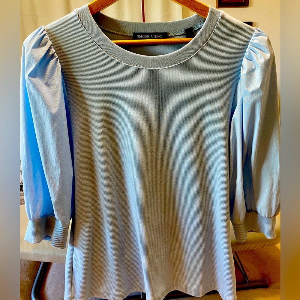Veronica Beard L Blue Top M
